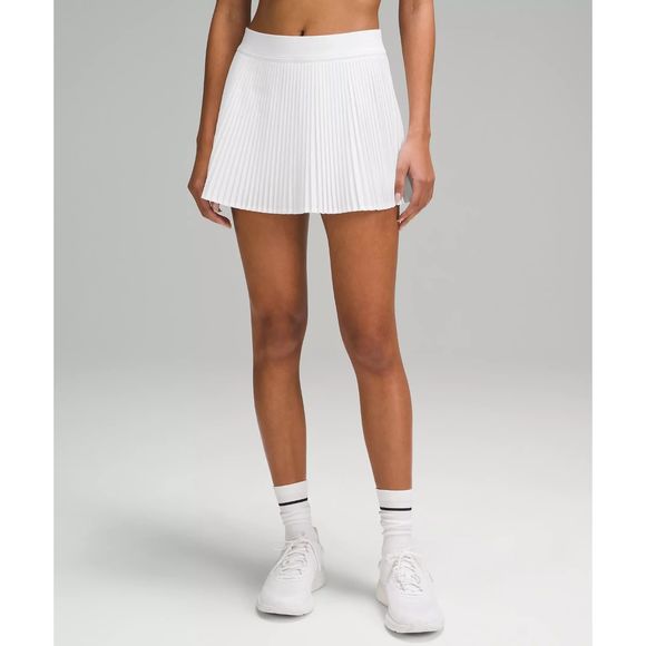 Lululemon High-Rise Pleated Tennis Skirt White Size 2  NWT - Picture 1 of 7